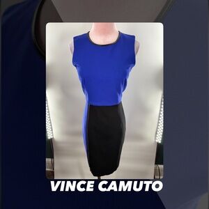 EUC Vince Camuto Colorblocked Sheath Dress